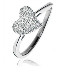 0.25ct Vs/ef Round Diamond Cluster Ring