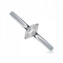 0.50ct Si2/g Marquise Diamond Solitaire Ring