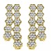 0.90ct Vs/ef Round Diamond Drop Earrings