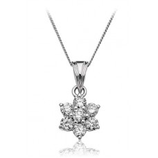 0.50ct Vs/ef Round Diamond Designer Pendant
