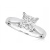 0.50ct Si2/g Princess Diamond Solitaire Ring