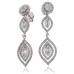 2.80ct Vs/ef Round Diamond Drop Earrings