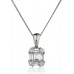 0.30ct Vs/ef Round Diamond Designer Pendant