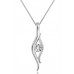 0.50ct Si/fg Round Diamond Designer Pendant