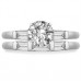 1.20ct Vs1/f Round Diamond With Matching Band