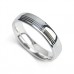 6mm Court Shape Polished With Three Off Centre Grooves