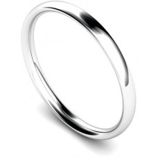 2mm Court Shape Wedding Ring