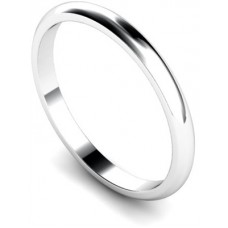 2mm D Shape Wedding Rings 2mm D Shape Wedding Rings