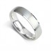 6mm Court Shape Satin Centre With Step Cut Edges