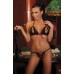 Bassaya Sexy Open Bra And Crotchless Thong Lingerie Set