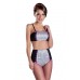 Avanua Channel Top And High Waist Briefs Set
