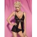Obsessive Citygirl Babydoll And Thong Set