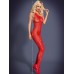 Obsessive Sexy Red Crotchless Bodystocking