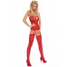 Obsessive Sexy Red Crotchless Bodystocking