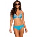 Verano Amanda Sexy 2pc Padded Bikini Set - Blue
