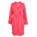Muzzy 100% Cotton Women's Nightwear Hooded Robe - Pink Muzzy 100% Cotton Women's Nightwear Hooded Robe - Pink