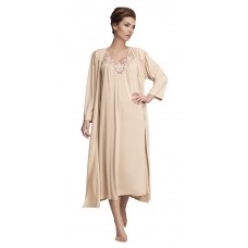 Meva Women's Dressing Gown 4115 - Beige