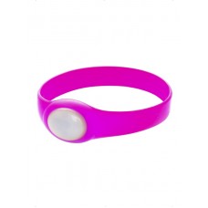 Rubber Bracelet, With Flashing Led Light