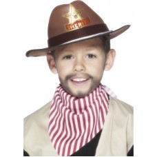 Cowboy Hat With Sheriff Badge
