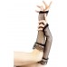 Fingerless Fishnet Gloves Black