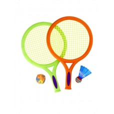 Racket, Balls And Shuttlecock Set