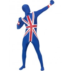Second Skin Costume, Union Jack Second Skin Costume, Union Jack