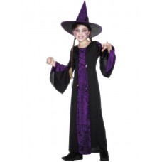 Bewitched Costume, Black And Purple Bewitched Costume, Black And Purple