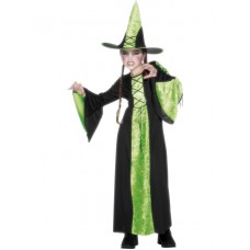 Bewitched Costume, Black And Green Bewitched Costume, Black And Green