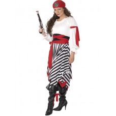 Pirate Lady Costume With Headpiece