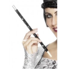 Black Sequinned Cigarette Holder