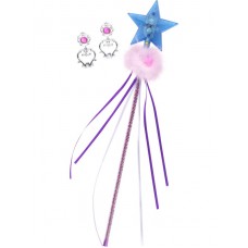 Princess Wand And Ear Ring Set