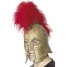 Roman Armour Helmet, Gold And Red