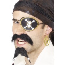 Pirate Satin Eyepatch And Earring