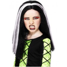 Witch Wig Vampira, Black And White