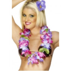 Hawaiian Lei, Purple And Pink