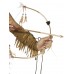 Feathered Indian Bow And Arrow Set