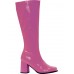 Gogo 60s Style Patent Boots