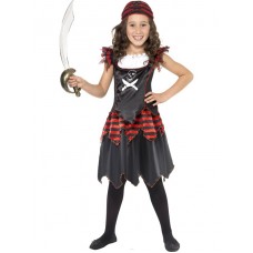 Pirate Skull And Crossbones Girl Costume