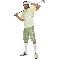Gone Golfing Costume, Green, Yellow And White