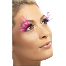 Eyelashes, Pink Feathered