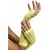 Fishnet Gloves Yellow