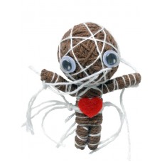 Voodoo String Doll Charm, Heartfilled Mummy