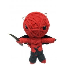 Voodoo String Doll Charm, The Devil Voodoo String Doll Charm, The Devil