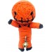 Voodoo String Doll Charm, Scary Pumpkin
