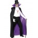 Count Reversible Cape, Black And Purple
