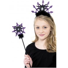 Spider Tiara And Wand Set