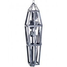 Skeleton In A Cage Hanging Decoration