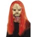 Punk Skull Mask With Neon Hair