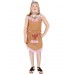 Indian Girl Costume With Bird Bagde