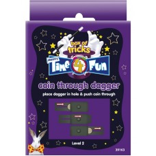 Time 4 Fun Magic Tricks, Coin Through Dagger